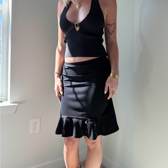 Vintage 90’s black midi skirt - Picture 5 of 9